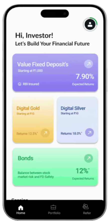 Fixed deposit investment animation